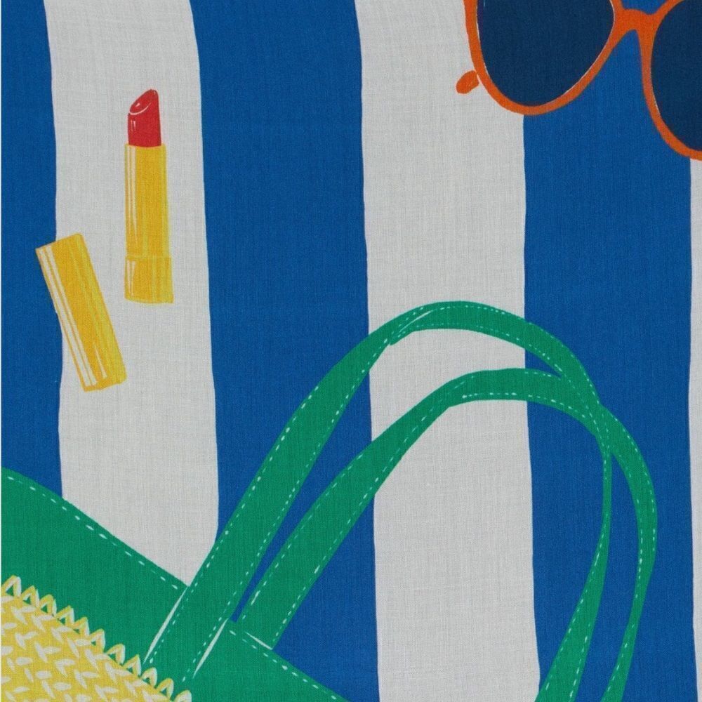 NWT Kate Spade beach oblong scarf 75”x26” - Picture 2 of 6